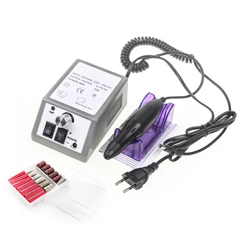 

Electric Nail Drill Manicure Set File Grey Nail Pen Machine Set Kit With EU Plug