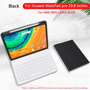 

For Huawei MatePad Pro 10.8 Inch Detachable ABS Backlit Bluetooth Keyboard + PU Leather Tablet Protective Case with Pen Slot