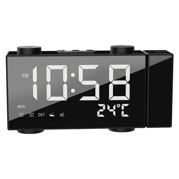 

New USB Digital Alarm Clock Household Multi-function Electronic Projection Clock Home Decoration Popular Decoration