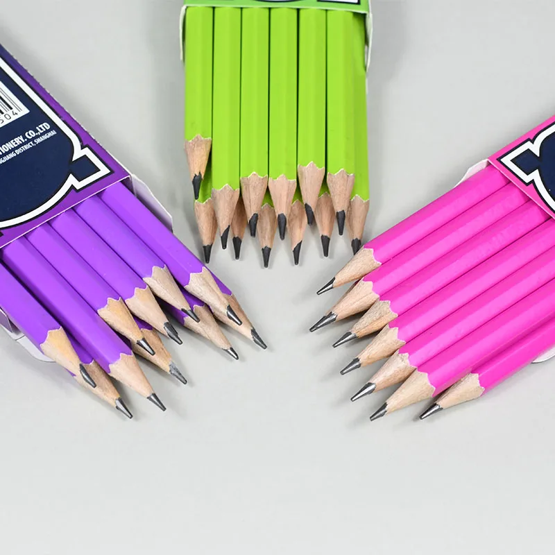 9509ED 12 pcs/set High quality environmental protection student pencil HB writing tool school stationery | Канцтовары для офиса и