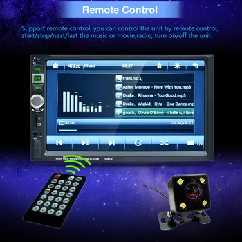 

7 inch Mp5 Player 2 Din Touchscreen In Dash Car Stereo Radio with Mirror Link Camera hand free Support TF card Bluetooth V3.0 67