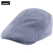 JAMONT Street Повседневный берет Newsboy Мужские Простые шерстяные шапки с козырьком для молодых женщин эластичные береты для мальчика шляпы для гольфа