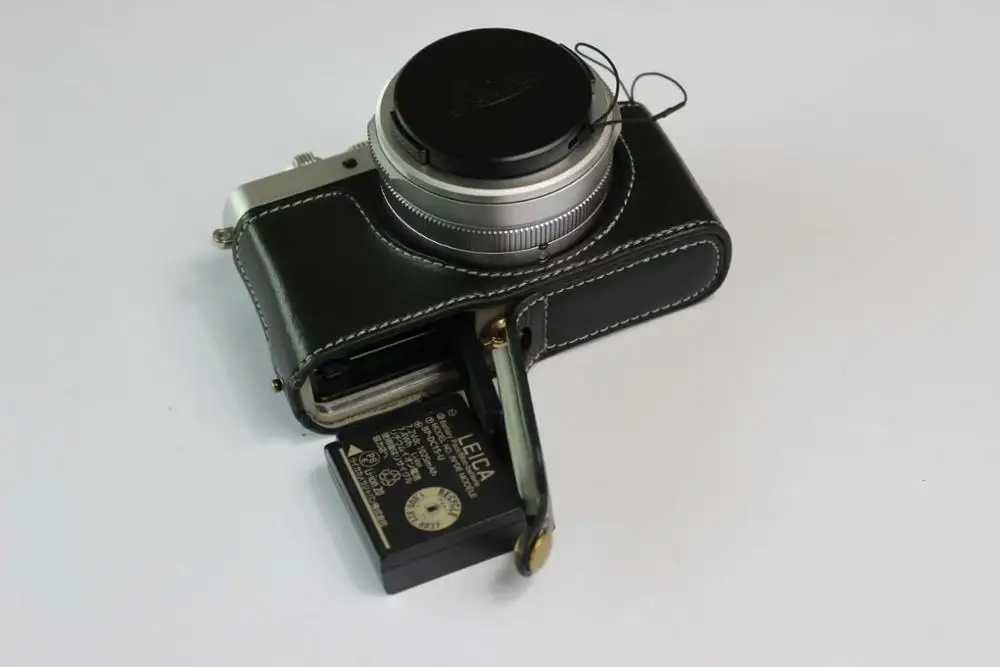 Натуральная Воловья кожа корпуса для половины камеры база для Leica D-LUX7 D7 с отверстием батареи