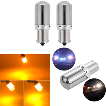 

2Pcs Car Turn Signal Lights Brake Lamp with 144 SMD 3014 LED Lamp Bead Error Free No Hyper Flash 1156 BAU15S P21W