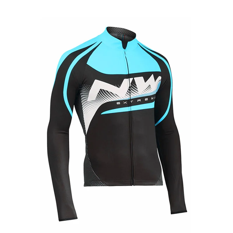 Long Sleeve Men's Cycling Jersey Breathable NW Brand Cycling Bicycle Clothing Quick-Dry Mountain Bike Clothes Cycling Wear - Цвет: 5