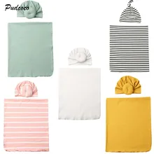 Брендовый комплект из 2 предметов для новорожденных мальчиков, плотное Одеяло пеленка для сна муслиновая пеленка