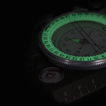 

Multifunctional Alloy Compass Luminous Folding Compass for Hiking Camping FOU99