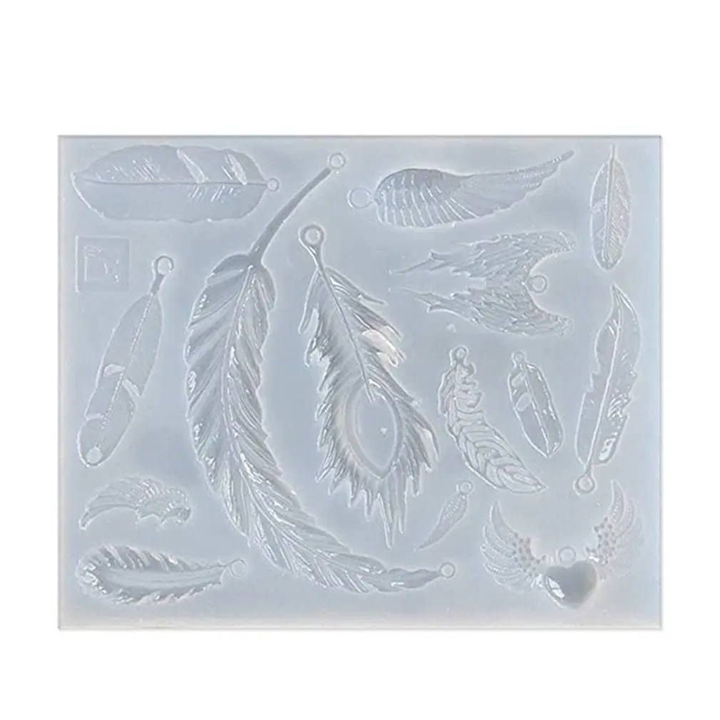 

Wing Shaped Silicone Molds Resin Silicone Tray Mold Craft Tool Casting Molds DIY Tool DIY Crystal Drop Mold Feather Cake Mold