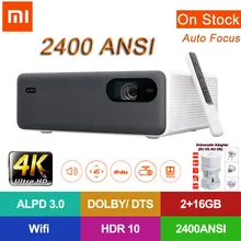 Лазерный проектор XIAOMI Mijia ALPD3.0, 2400ANSI-люмен, 4k Max, 5,5-дюймовый экран, Wi-Fi, Bluetooth, 10 Вт, динамик, домашний кинотеатр
