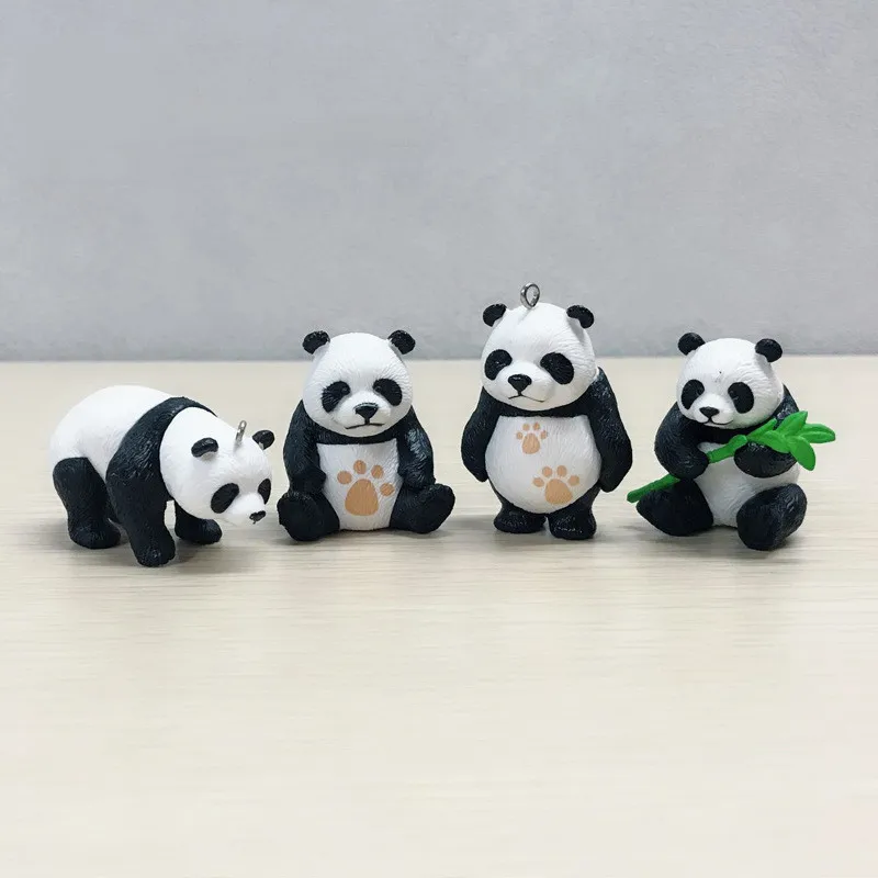 Compra online de Modelo panda realista forma moda bela festa home  artesanato sólido simulação de decoração panda figura brinquedo