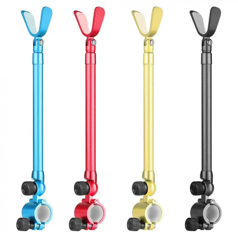 

26-44cm Telescopic Aluminum Alloy Fishing Rod Holder Ultralight Fishing Pole Support for Ocean Boat Fishing / Ocean Rock Fishing