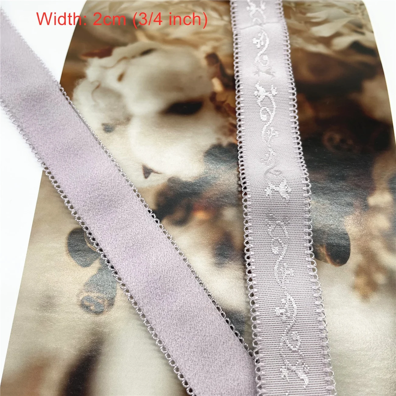 6M/lot Width 1.6~2cm Two-end Narrow Elastic Stretch Lace Trim 1