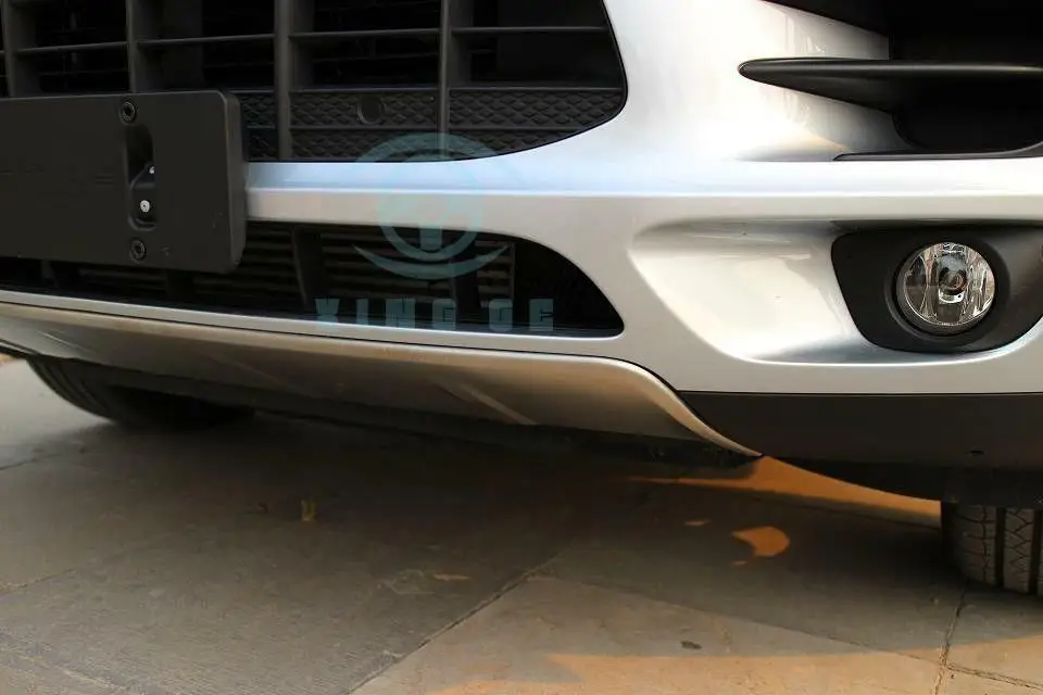 Подходит для Porsche Macan S Нескользящая пластина из нержавеющей стали бампер Щит для дрона бар