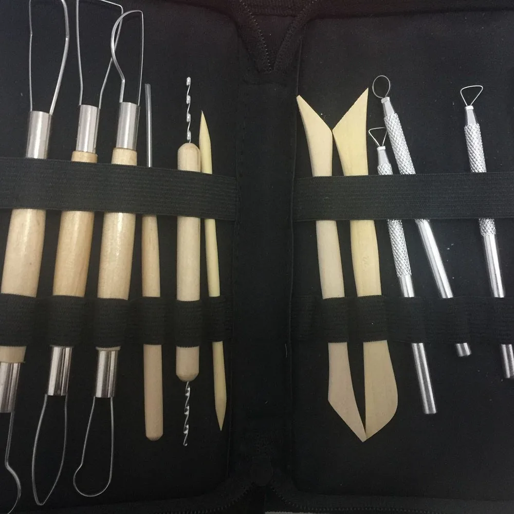 

Ceramics Clay Sculpture Tools Craft Sculpting Pottery Modeling Carved Smoothing Wax Kit Digging Holes Tools Polymer Tool Sale