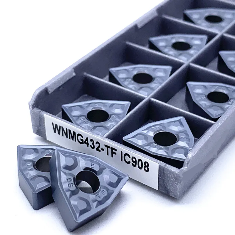 WNMG080408 TF IC907 IC908 внешние токарные инструменты твердосплавные вставки WNMG 080408