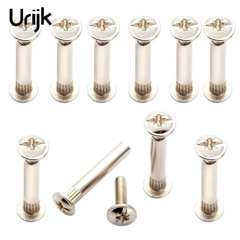 New10pcs M5 * 22/27/29/ маленького размера круглой формы с диаметром 32 мм Винт Никель