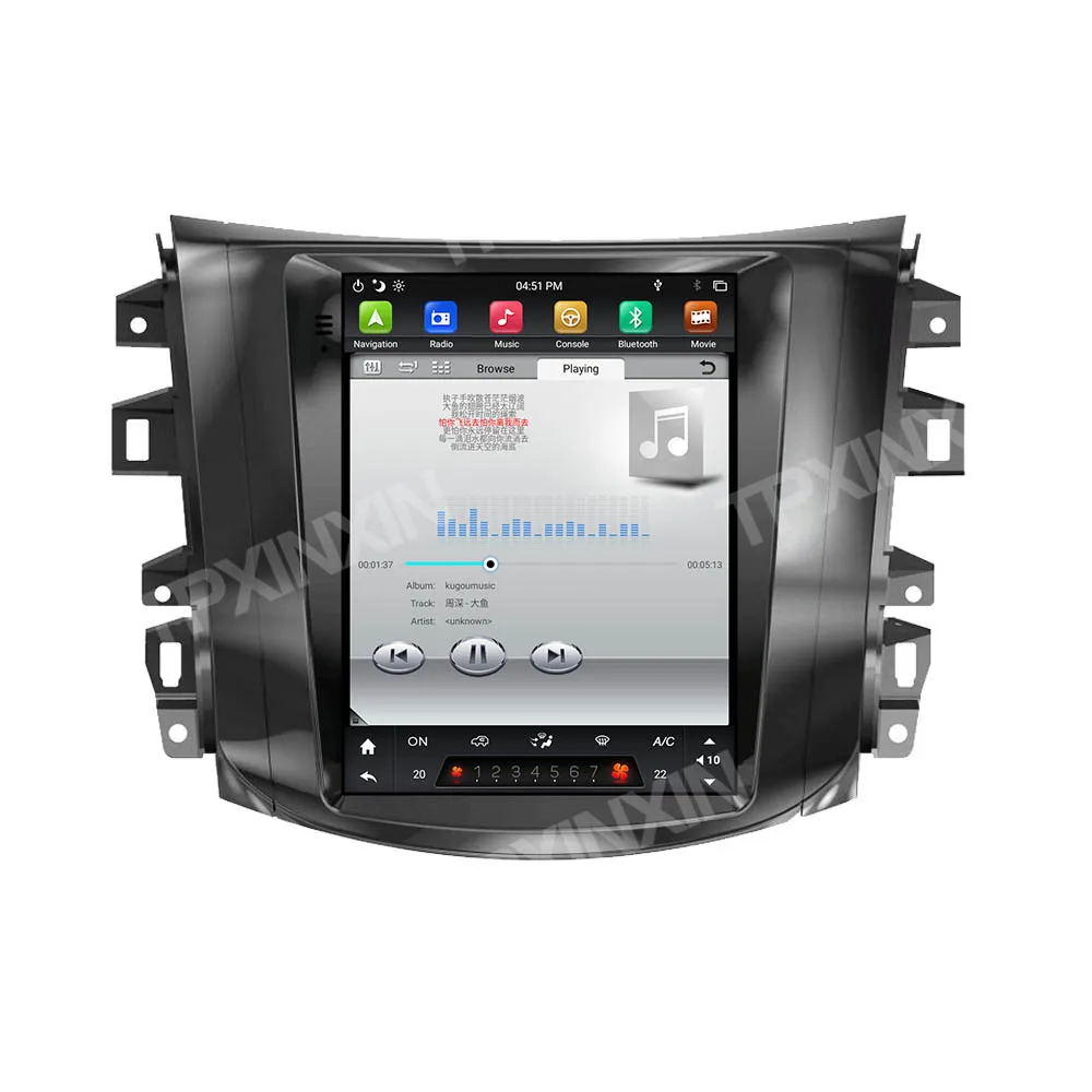 Автомобильный GPS-навигатор магнитофон для NISSAN Navara 2014 + Android 9 0 в стиле Tesla без DVD