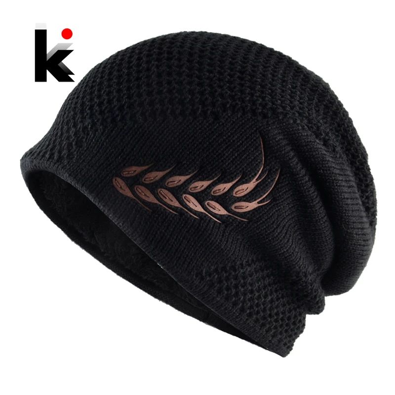 mens knitted beanie hats