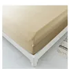 30MM 100% Mulberry Silk Fitted Sheet Deep 25cm Seamless Elastic Band Mattress Cover Solid Dyed Bed Sheet Many Size Customized 2