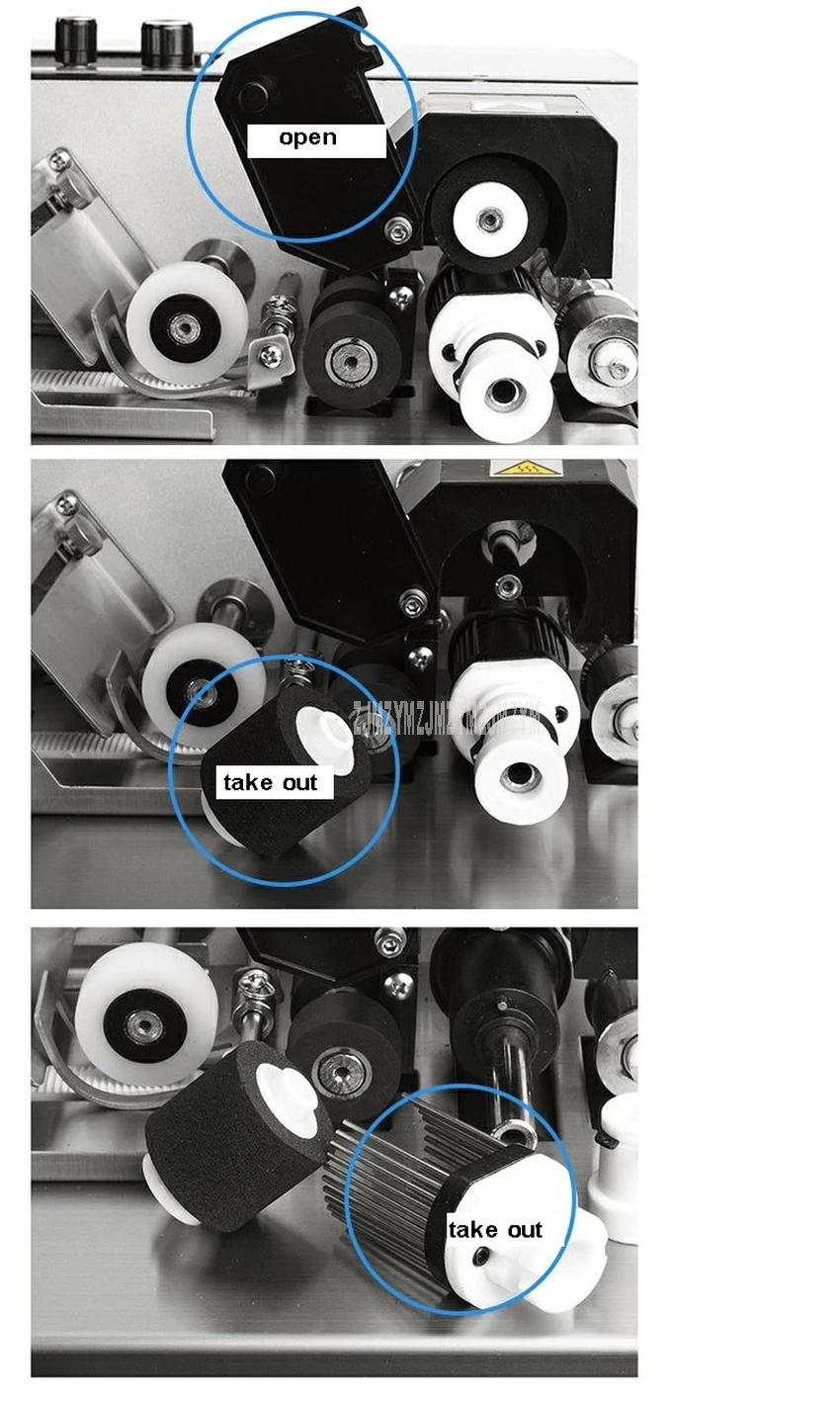 MY-380F Automatic Ink Wheel Coding Machine Stainless Steel Production Date Printer Date Printing Machine Ink Wheel Printer