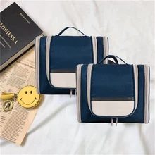 

Women Cosmetic Bag Travel Toiletry Organizer Hanging Polyester Wash Bag Portable Makeup Bag Multifunctional Toiletry Pouch