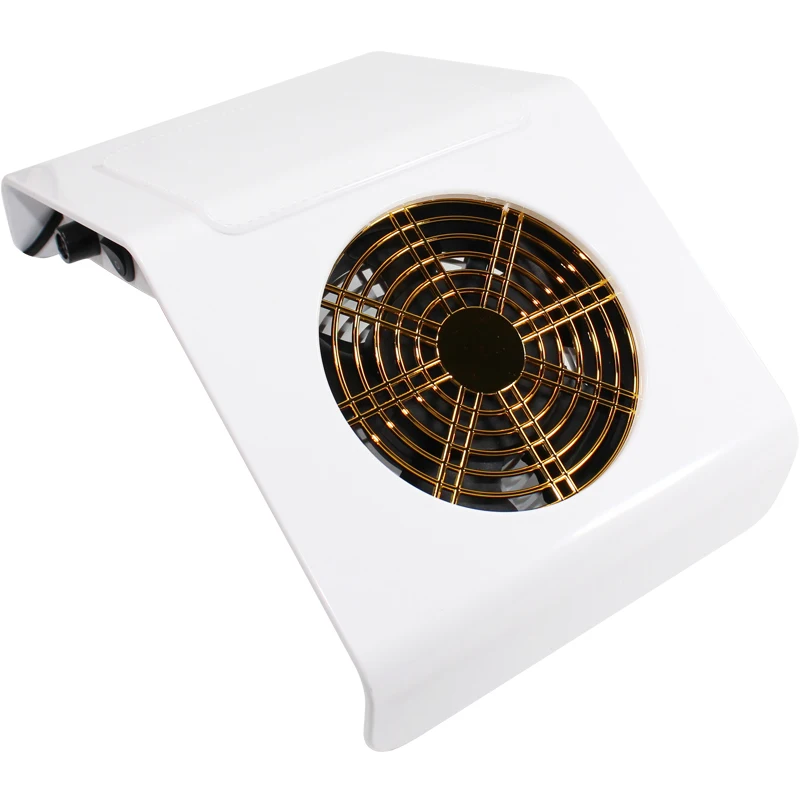 White 40W 40 Вт Мощный коллектор для всасывания пыли с ногтей вакуумные Инструменты для ногтевого салона оборудование и 2 мешка для сбора пыли Инструменты для ногтевого салона низкий уровень шума - Цвет: White 40W