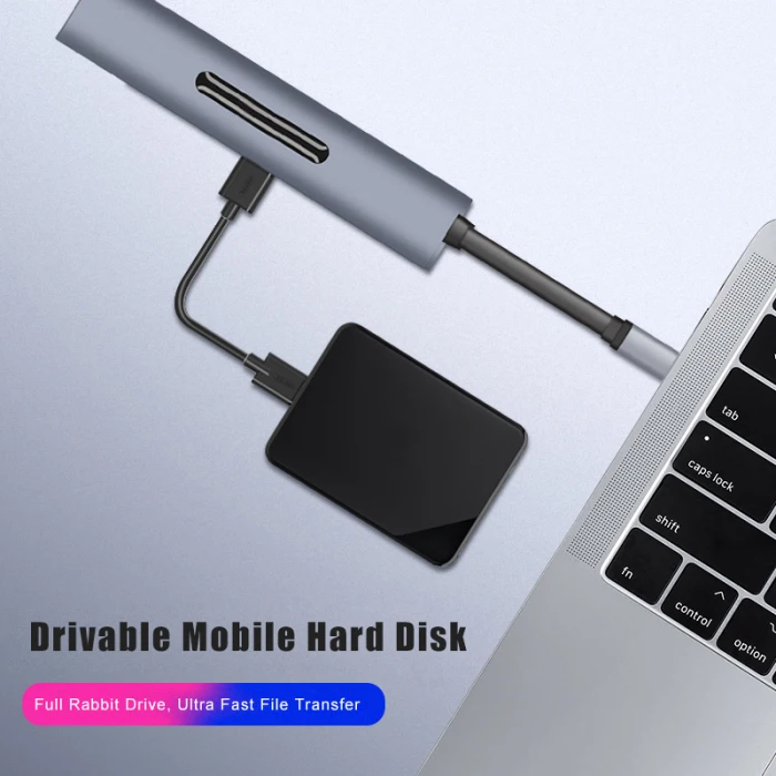 Многофункциональный USB-C к HDMI VGA разъем аудио адаптер для ПК компьютера ноутбука SP99