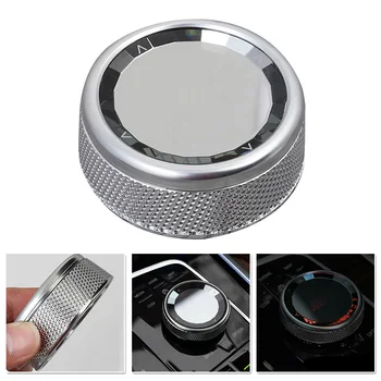 

New Arrival High Quality \ABS & Crystal Multimedia Knob IDRIVE Button Cover For BMW F10/20/30
