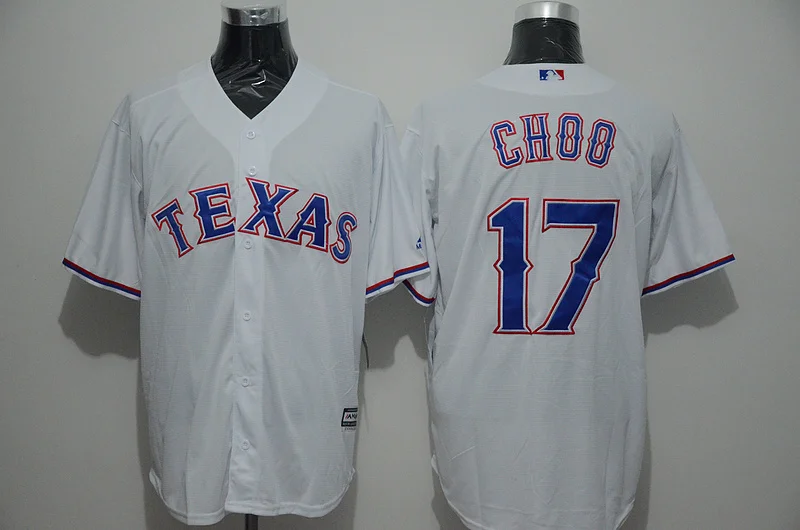 Техасский сшитый мужской игрок Shin-Soo Choo 17 трикотажные изделия - Цвет: AS photo