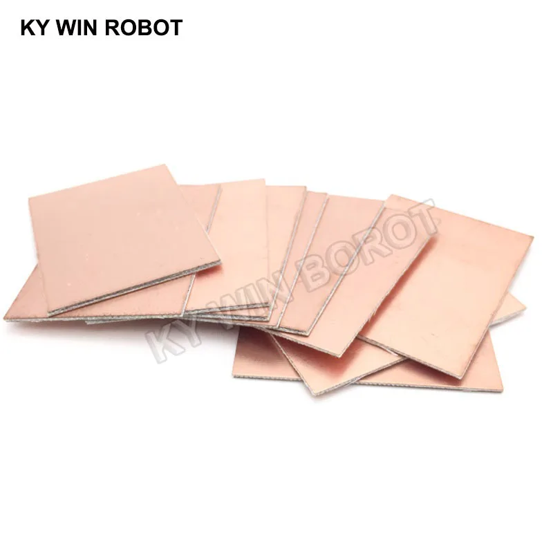 5 pcs FR4 PCB 5*7cm Double Side Copper Clad plate DIY PCB Kit Laminate Circuit Board 5x7cm 50x70x1.5mm