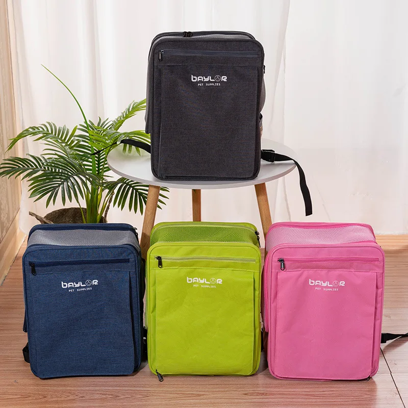 Pet Cat Carrier Backpack Travel Cats Bagpack Small Dogs Carrying Bag for Kitten Puppy Space Handbag Portable Products
