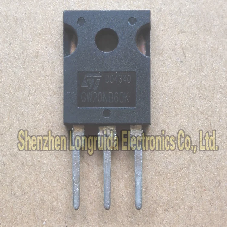 10 шт. GW20NB60K STGW20NB60K-247 IGBT транзистор 20A 600V
