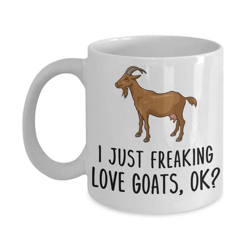 Tasse A Cafe En Ceramique De Chevre Drole Je Viens De Faire Peur A La Chevre D Amour Meilleur Noel Cadeau D Anniversaire Pour Les Amoureux De Chevre Grand Pere Da Aliexpress