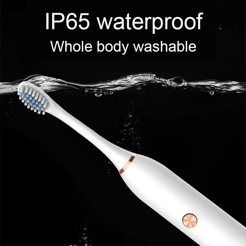 Sonic Electric Toothbrush Ultrasonic Automatic Tooth Brush battery Operated Oral Hygiene Waterproof dental Cleaning 2pcs head Sonic Electric Toothbrush Ultrasonic Automatic Tooth Brush battery Operated Oral Hygiene Waterproof dental Cleaning 2pcs head