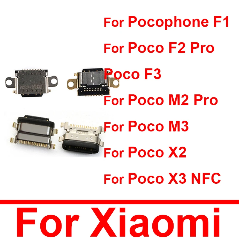 USB-порт для зарядки Xiaomi Mi Pocophone F1 Poco F2 F3 M2 M3 X2 X3 NFC | Мобильные телефоны и аксессуары