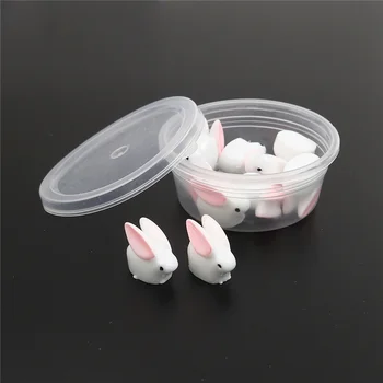 

1 Box Doreen Box Resin Dome Seals Cabochon Cute Swan Rabbit Dolphin Animal White Findings For DIY Jewelry Making, 8-10 PCs/Box