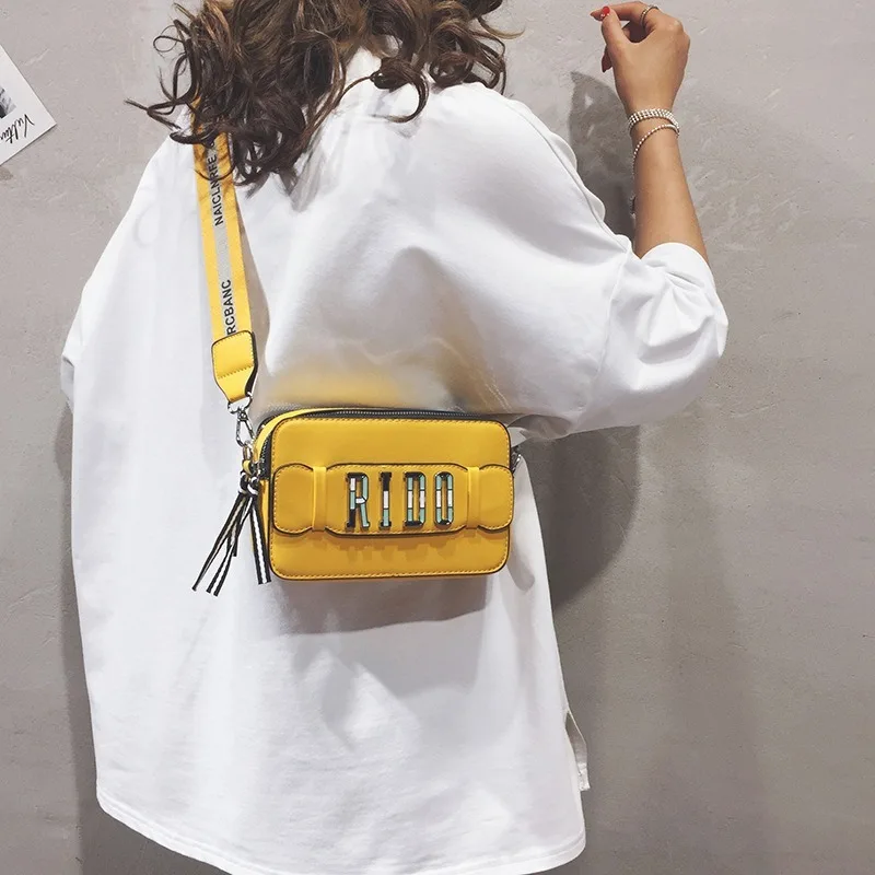 

Women Shoulder Crossbody Bags Flap PU Solid Candy Color Zipper Casual Bags Ins Portable Single-shoulder Bag Handbag AELNN345