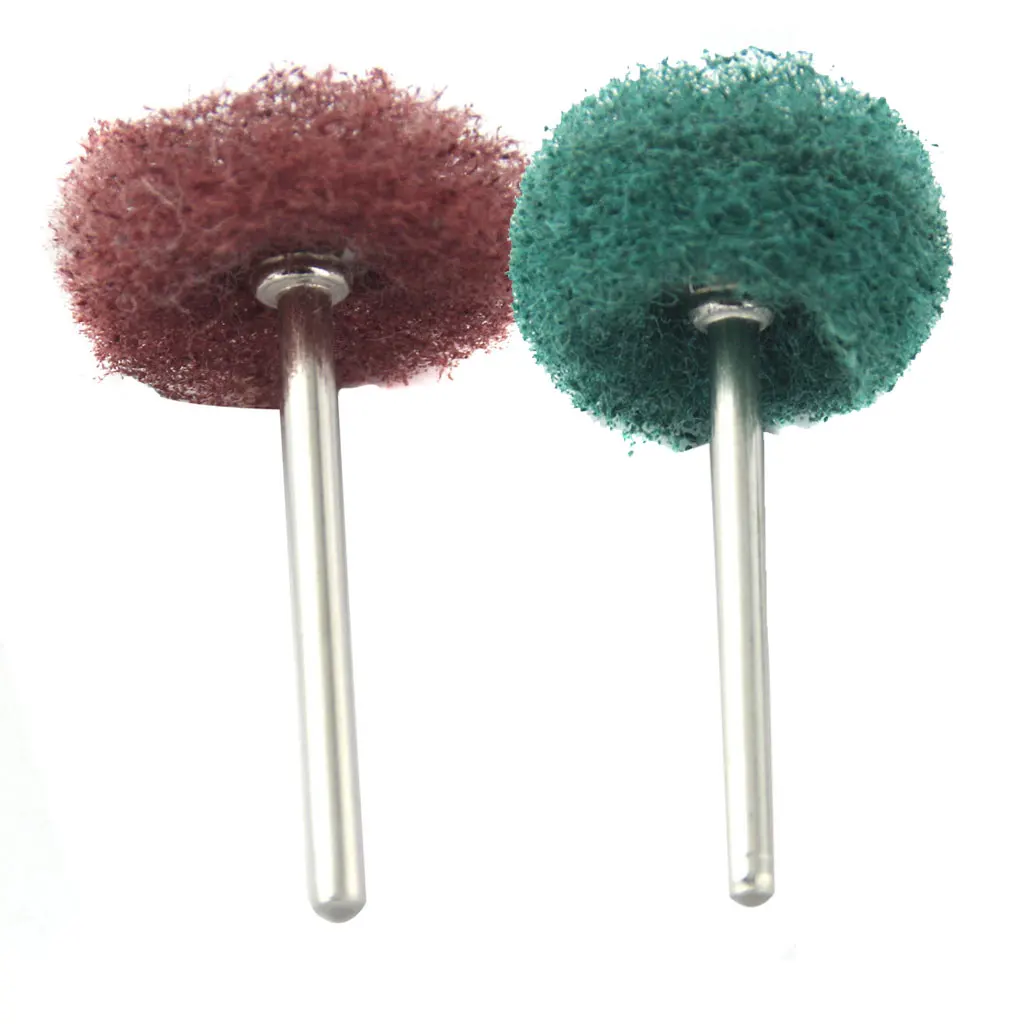 20pcs Fiber Polishing Wheel Abrasive Buffing Pad Tool Brushes