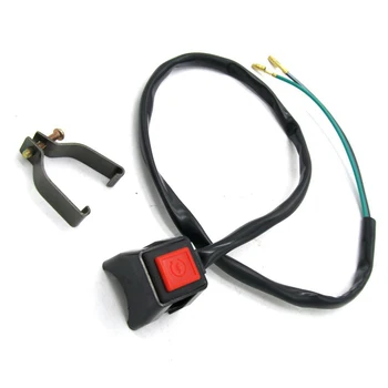 

Motorcycle Horn Switch Replacement ABS Black+red 7/8 inches 59cm Button Adjustable 1Pc