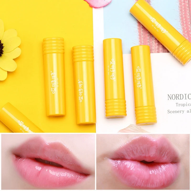 

Honey Lip Balm Hydrating Winter Lips Skin Care Smooth Fine Lines Brighten Lip Color Anti-drying Fruity Flavor Lip Cream