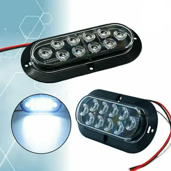 

12V Reverse Light Reverse Light 10 LED 6\\\" Oval Tail Lights Surface Mount