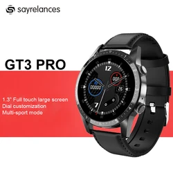 Sayrelance GT3 PRO Smart Watch Bluetooth Call Sport Blood Pressure Fitness Tracker Round Smartwatch for Xiaomi Huawei iPhone