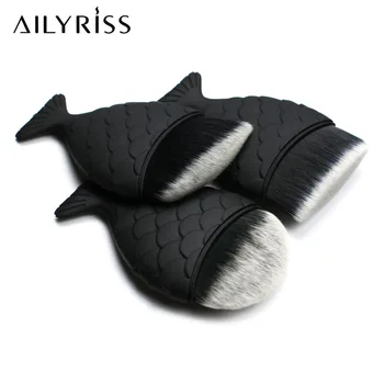 

Makeup Brush 1pc Professional Mermaid Shape Brushes Foundation Cosmetic Fish Brush Make up Tools Kit Powder Face Blush Brush