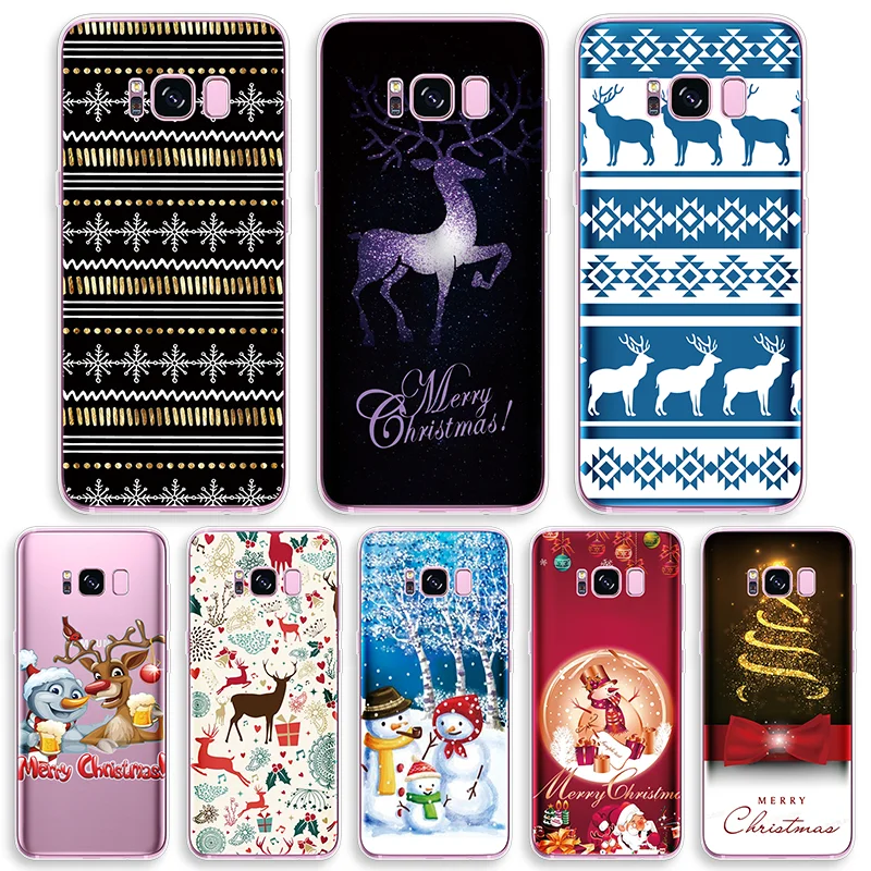 

Fundas For Samsung Galaxy A50 A70 A60 A40 A40S A30 A20 A20e A10 A3 A5 A7 2016 2017 A9 A8 A6 Plus 2018 G530 Merry Christmas Case