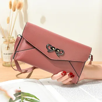 

PU Leather Women's Wallets Hasp Lady Money bags Zipper Coin Purse Envelope Wallet Money Cards ID Holder Clutch Bags Purses