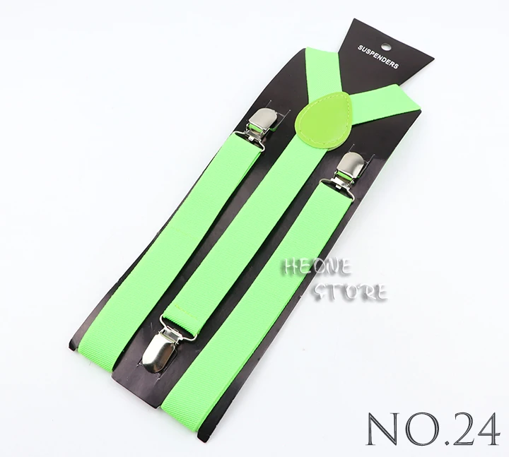 Hot Deals Solid Color Elastic Leather Suspenders Men Women Classic Adjustable Straps For Shirt Pants Skirts Wedding Accessories