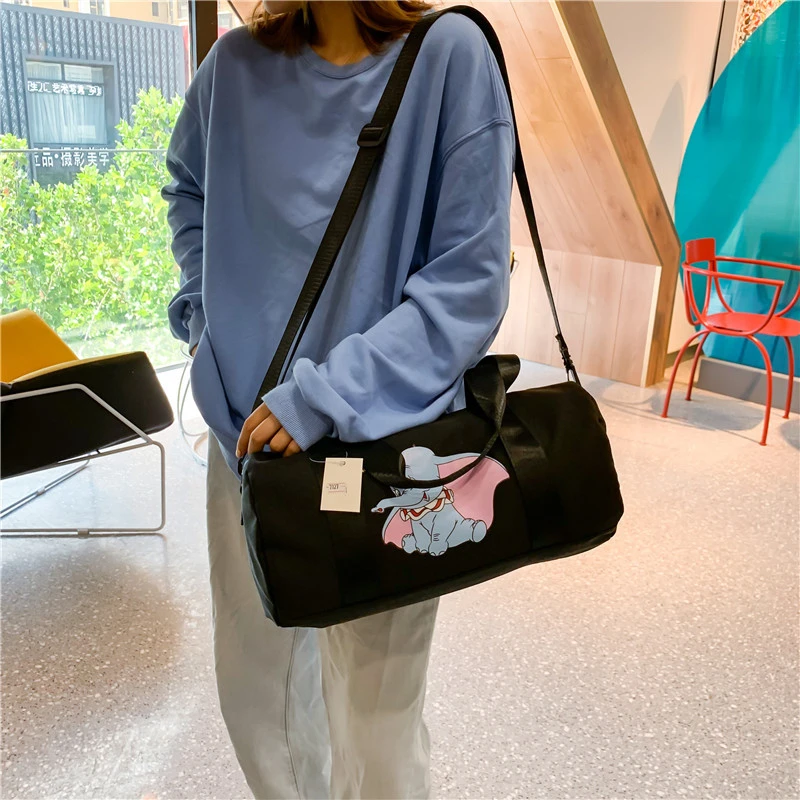 

Disney Nylon Dumbo Gym Bag Ladies Shoulder Fitness Bag Lady Sport Bags For Women Travel Training Sport handbag Waterproof Gift