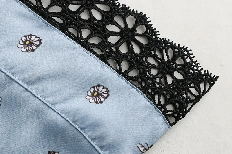 AliExpress EBay INS стиль Европа и Америка женское платье праздник-животные печатных кружева свободные брюки