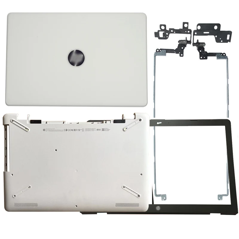 White ABD Hinges Для hp 17-BS/AK/BR серия lcd задняя крышка для ноутбука/передняя рамка/ЖК петли/Упор для рук/нижний чехол 933293-001 926527-001 933298-001 - Цвет: White ABD Hinges