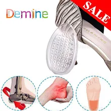 Женские вставки на высоком каблуке, мягкие силиконовые половинчатые подушечки, уменьшающие трение, боль, силиконовая носочная часть стопы, противоскользящая метатарзальный опора